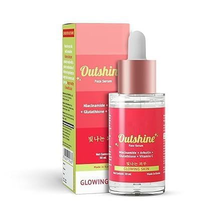 1Pack Outshine – with Korean - Korean Glass Skin Serum - 1.01Fl Oz / 30ml