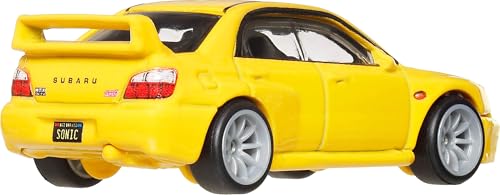 Image of Hot Wheels Premium Car Culture Collectible Toy Car, 1:64 Scale Die-Cast Subaru Impreza WRX, Eurospeed Vehicle with Real Riders Tires