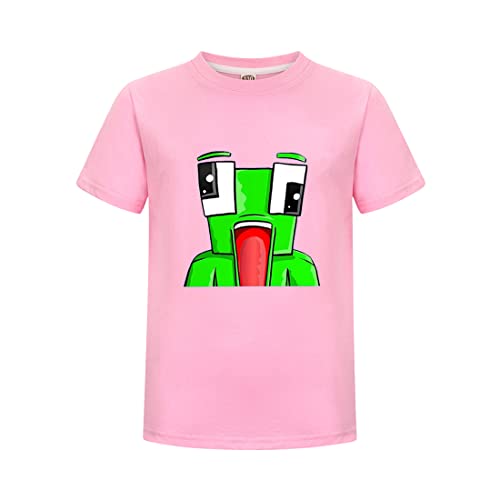 Dgfstm Sudadera con Capucha de Manga Larga para niños y niñas, Rosa 1, 5-6 Años Cover