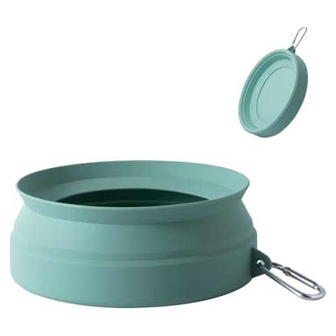 SLSON Collapsible Non-Spill Dog Water Bowl Cover