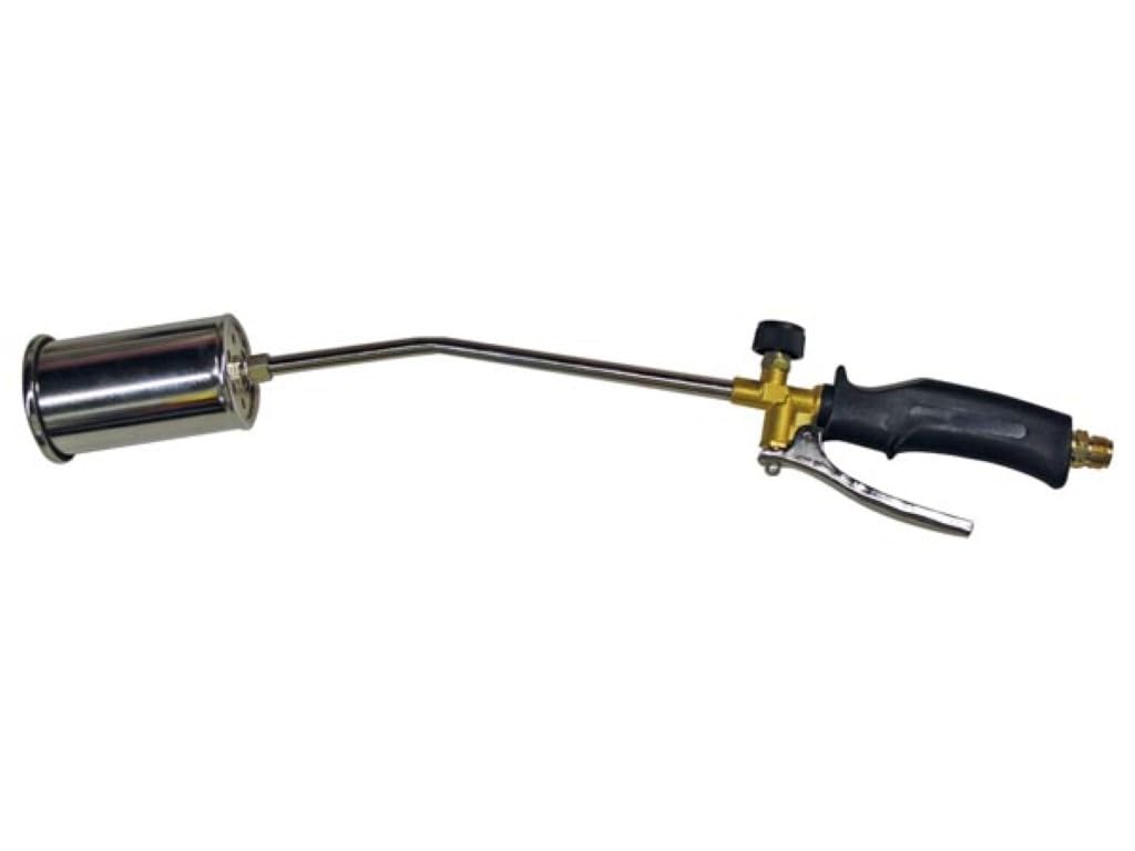 Toolland Soplete, adecuado para soldadura profesional, descongelación y reparación de asfalto, incluye manguera de 1,5 m, de bajo consumo, flexible, confiable, longitud 60 cm, cabezal del quemador 6