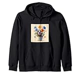 Lobelia Plant In Pot With Hearts Around Boho Merch