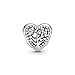 PANDORA Jewelry Flourishing Hearts Sterling Silver Charm