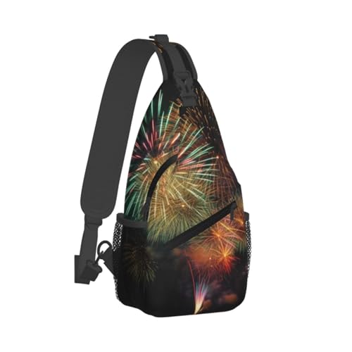 Bolso cruzado de pecho para hombre, mochila bandolera miniatura 2