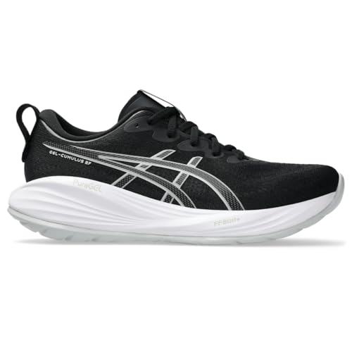 ASICS Women's Gel-Cumulus 27 Running Shoes, 8.5, Black/Concrete