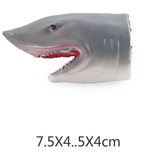 Image of Fashion My Day Kids Zoo Poly Animal Hand Glove Puppets Taletelling Toy Shark
