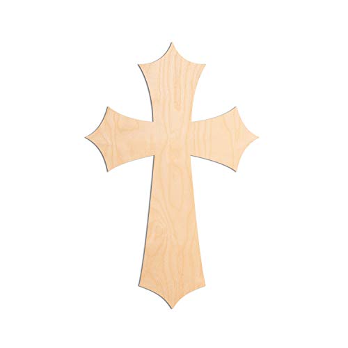 Unfinishedwoodco Pointy Cross 16-Inch, Unfinished (300512) #TOP15