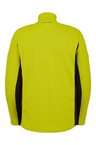 Image of Spyder Men's Bandit Hybrid 1 /2 Zip Fleece Ski Mid Layer Sweater Jacket