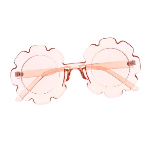 Boys Sunglasses Boys and Girls Pink Sunflower Frame Glasses Girl Hippie Glasses
