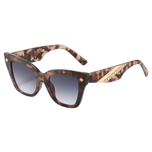 Lunettes de soleil œil de chat rétro mixtes avec verres résistantes aux UV