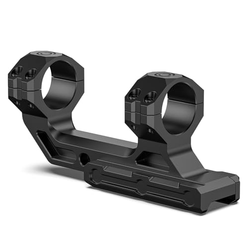 CVLIFE Cantilever Scope Mount - 1 inch Offset Dual Ring Scope Mount for Picatinny Rails - One Pieces