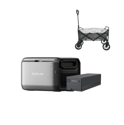 Image of EF ECOFLOW GLACIER Classic 35L Portable Fridge Freezer with Battery, 43H Cooling Car Refrigerator, Battery Powered with App Control, 6 Charging Options, Fast&Quiet Electric Cooler for Camping, RV