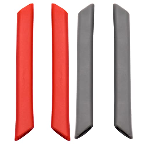 Pieds de rechange en silicone pour lunettes Oakleys Minute 2.0 rouge et gris