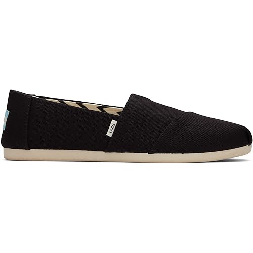 Image of TOMS Women's Alpargata Classic Espadrille, Recycled Cotton Canvas Upper