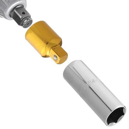 Image of Bates- Impact Socket Adapter and Reducer Set, 4 pcs, 1 /2 inch 1 /4 inch 3 /8 inch, Gold Impact Socket Adapter Set, Impact Adapter Set