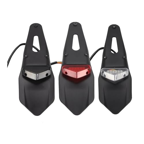 Feu stop moto LED 12V universel avec support de plaque pour XR250 - 2