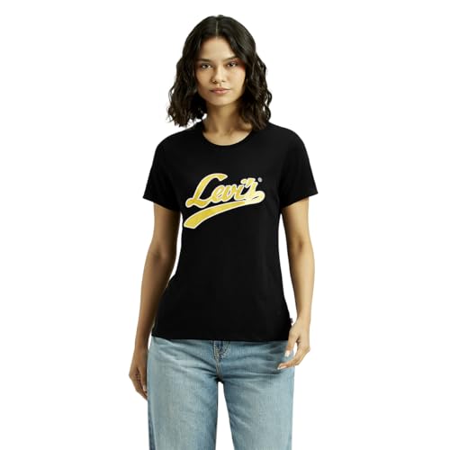 Image of Levi's Women's Brand Logo Round Neck T-Shirt