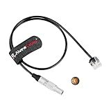 Alvin's Cables Câble de données Ethernet RED GIG E 9 broches vers RJ45 pour les caméras RED DSMC2 Epic Scarlet Weapon V Raptor XL, 50 cm|19,7 pouces