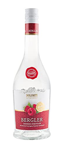 Dolomiti Bergler Himbeer (1 x 0.7 l)/ Wunderbarer Himbeer Schnaps aus den Alpen...
