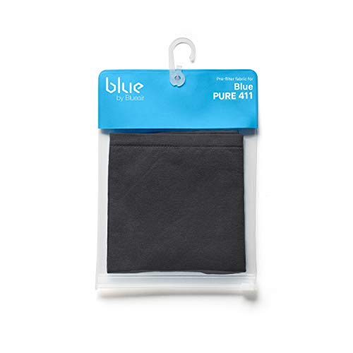 Blueair Blue Pure 411 Black Pre-Filter, Washable Fabric Traps Pollen, Pet Hair & Dust, Dark Shadow #TOP4