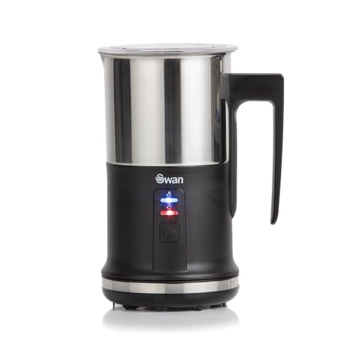 Swan, Automatic Milk Frother and Warmer, 2 Layer Non-Stick Coating, 500W, 500 W, Black