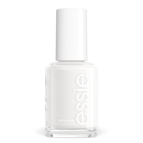 Essie, Esmalte de Uñas, Acabado Semipermanente, Secado rápido, Pintauñas Brillante, Hasta 7 días de duración, Tono: 001 Blanc (blanco) , 13.5 ml