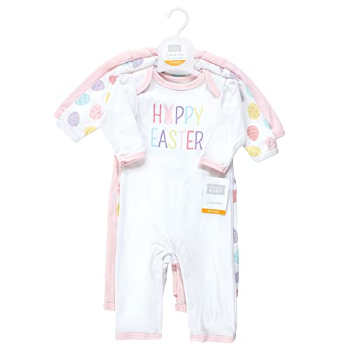 Image of Hudson Baby Baby Cotton Union Suit, 3 Pack