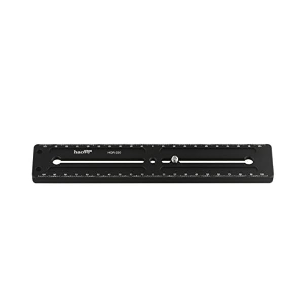 Haoge HQR-220 220 mm Mehrzweck-Schnellwechselplatte für Kamerastativ, Kugelkopf, Klemme für Arca Swiss – Bild 5