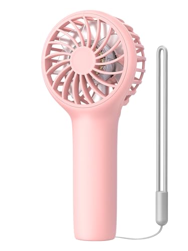 EasyAcc Mini Portable Fan,3 Speed Personal Small Handheld Fan 2000 Battery Hand Fan, Lightweight...