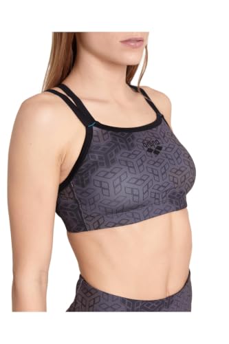 Camisa bra top opaco para mujer Arena con soporte suave y cómodo