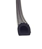 A.A 1' Auto RV Marine Self Adhesive Exterior RV Slide Out D Rubber Weather Seal (30 Foot)