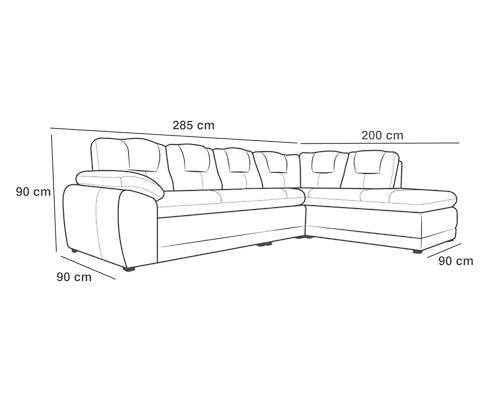 Consejos para Comprar Sala Esquinera de Piel Top 10. 5 Sala Esquinera de Piel marca Genérico (2)
