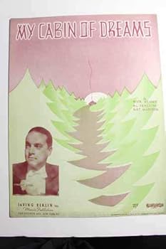 Sheet music My Cabin of Dreams with Vincent Lopez Book
