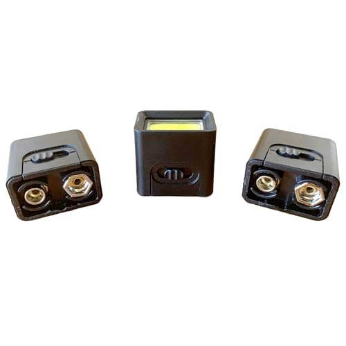 Image of 9 Volt LED Portable Flashlight- High Beam and Low Beam Function (3 Pieces Per Order)