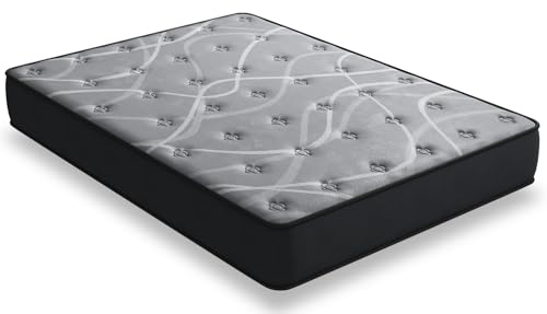 DEWINNER Colchones 150 x 190 | Colchón Viscoelástico | Altura 22cm | Firmeza Media | Antideslizante y Antibacterial Dormitorio Matrimonio Completo