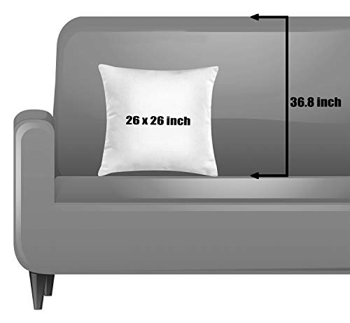 Lunarable Fish Throw Pillow Cushion Cover, Sleeping Floating on Cartoon Fish in Sky Big Moon Stars Clouds Dreamy Design, Decorative Square Accent Pillow Case, 26