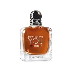 Armani Beauty – Stronger With You Intensely – Cologne for Men – Fougère Ambery Woody Men’s Fragrance – Pink Pepper, Lavender, Vanilla Notes – 3.3 Fl Oz