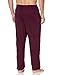 Amazon Essentials Men's Cotton Knit Pajama Pant, Burgundy, Medium