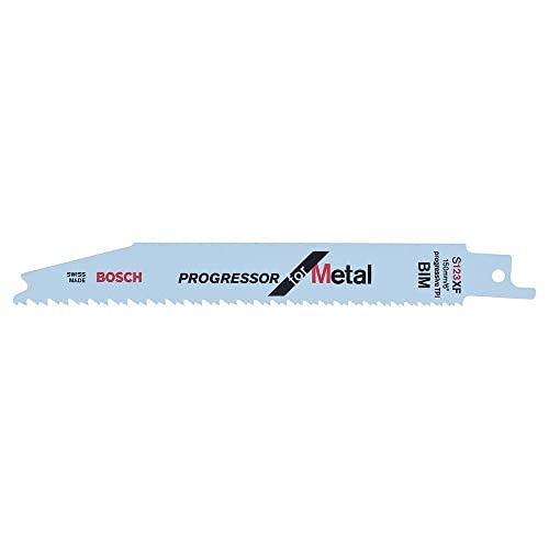 Bosch Accessories lame de scie sabre pour le métal S 123 XF BIM Progressor for Metal 2 pièces 2608654401