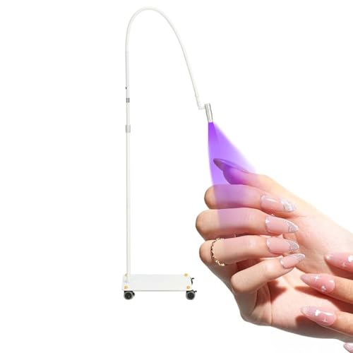 LáMpara De Pegamento Para Extensiones De PestañAs Led De 5 W - Control Por Pedal, Secado RáPido En 2-3 Segundos - TamañO De Punto Ajustable, Tres Colores Ajustables - LáMpara De Curado,White