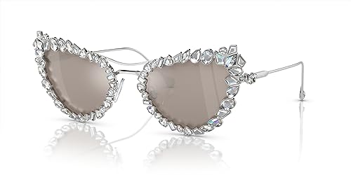 Swarovski Women's Sk 7011 with Crystal Clip-on Butterfly Sunglasses2