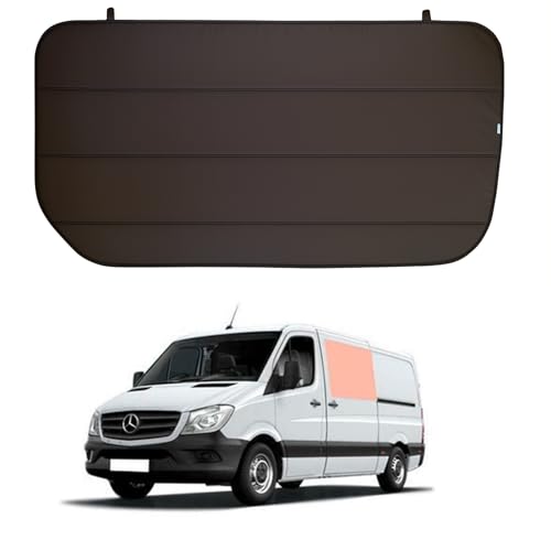Housses de store thermique isolées compatibles avec Mercedes Sprinter V-W 2007 à actuel occultant magnétique caravane (couvercle de porte coulissante gauche)