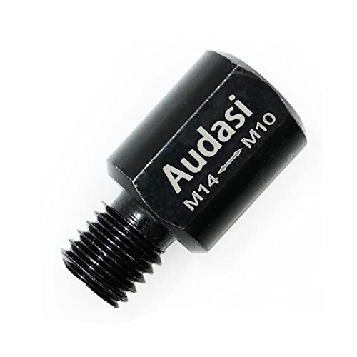 Audasi Tornillo adaptador M10 macho a M14 hembra, M14 a M10 y M14 a 5/8 "-11 y 5/8"-11 a M14 Reductor de rosca Diamond Drill Core Bit para amoladoras angulares (M14-M10) Cover