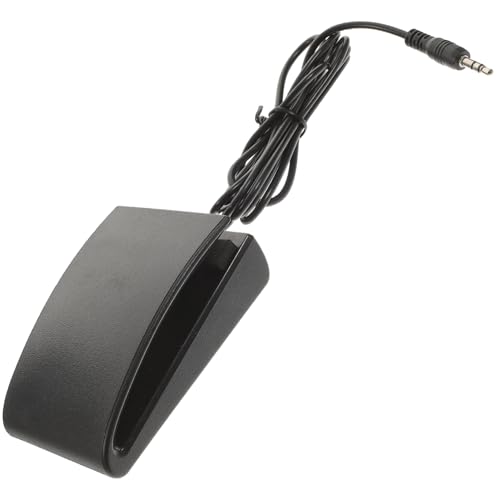 COOPHYA サステインペダル コンプレッサー 遅れ 効果 ポータブルピアノ 調整可能な エフェクター ターナー デジタルピアノペダル ピアノ椅子 エクステンダー キーボード Black