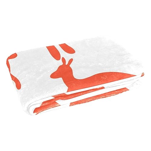 Couverture kangourou australie douce plaid lit confortable - 3