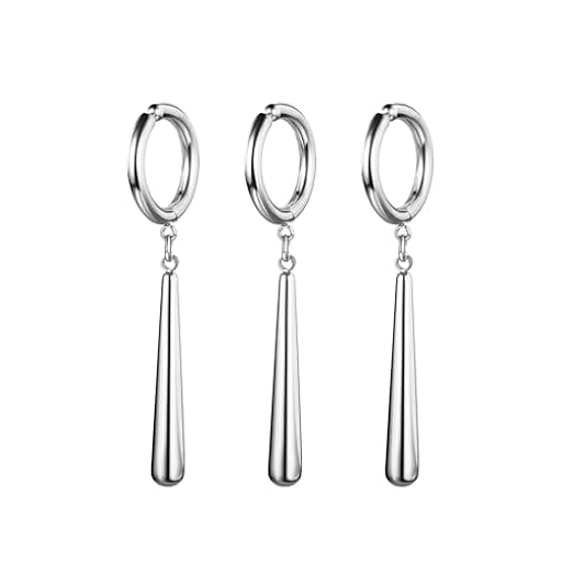 JewelryWe Pendientes Aro Zoro Hombre: Juego de Aretes Colgantes de Personaje de Anime de Acero Inoxidable para Caballero Hipoalergénico Antialérgico 3 Piezas - Para Uso Diario Regalo | Ya disponible en tu tienda friki favorita! En mundofriki.es!