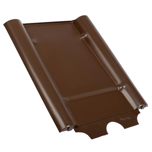 AWOTEX 20 x Alpin Dachunterziegel Braun (RAL 8014) I Unterlegziegel für Solarmontage I Dachziegel-Eâ€¦ – Miniatur