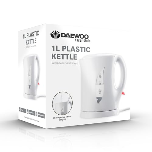 Daewoo Compact Journey Kettle – Light-weight Cordless Kettle with 1L Capability, Water Stage Indicator & Auto Shut-Off – Ideally suited for Tenting, Caravans, Workplaces, or Job Websites - Image 6