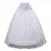 Fair Lady 3 Hoop Ball Gown Full Crinoline Petticoat for Women Wedding Skirt