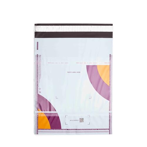 Image of TOIRA Mee-sho Packing cover | 10 x 14 inches | Non Transparent With POD and QR CODE | Barcode Printed Tear-Resistant Waterproof | Security Polybag for E-commerce Delivery Packing | 55 Micron (50)